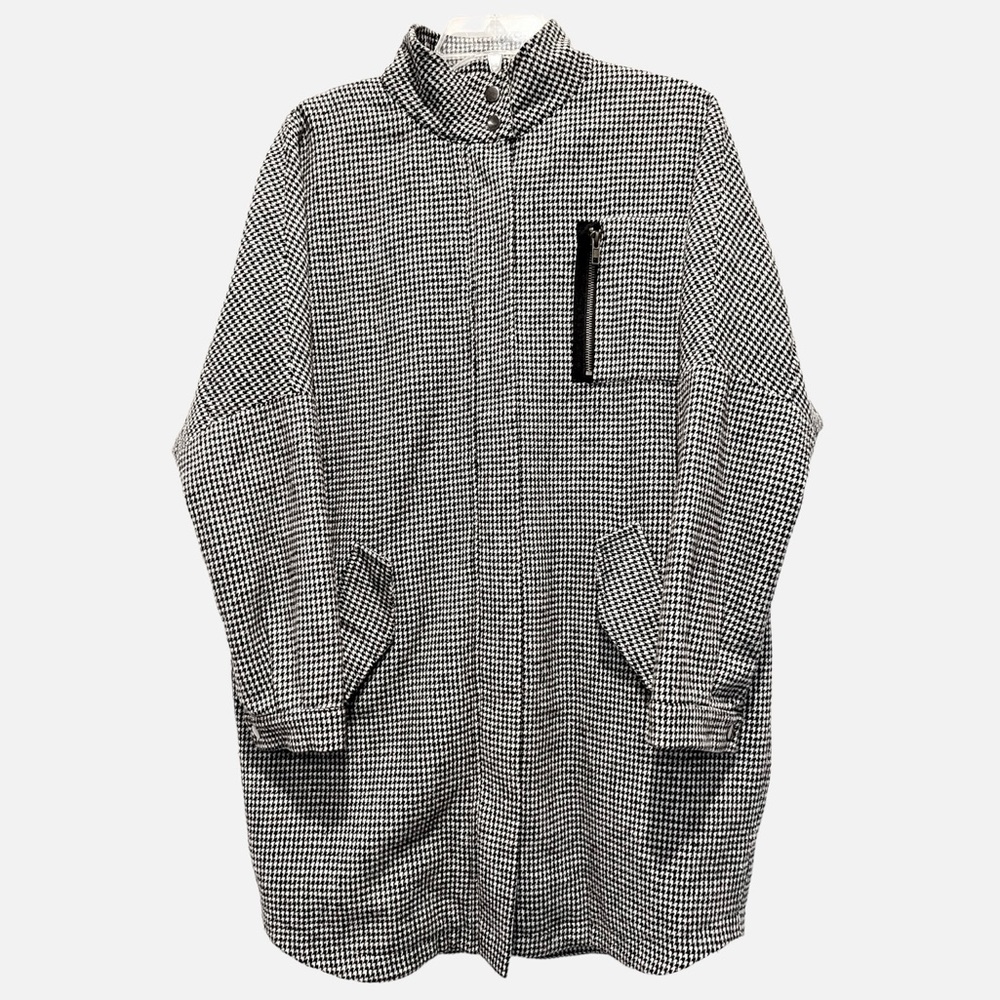 J.O.A. Los Angeles Houndstooth Oversized Relaxed Jacket Sz XS